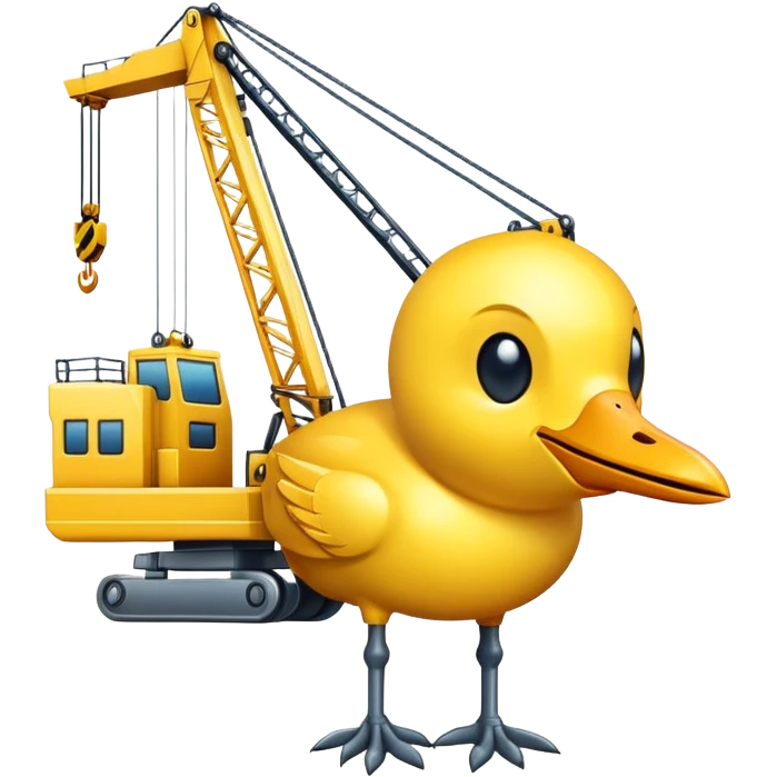 Offshore crane smile  emoji