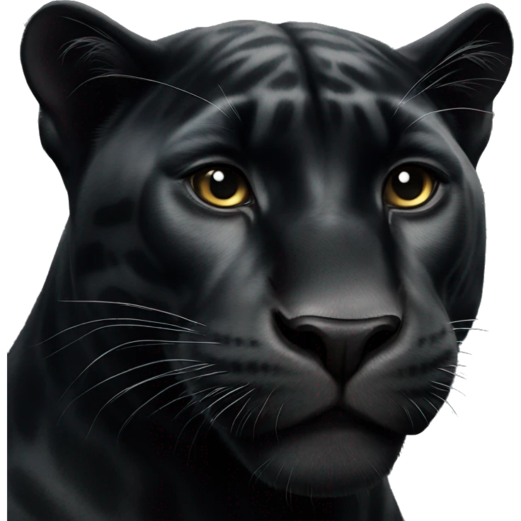 Black panther animal emoji