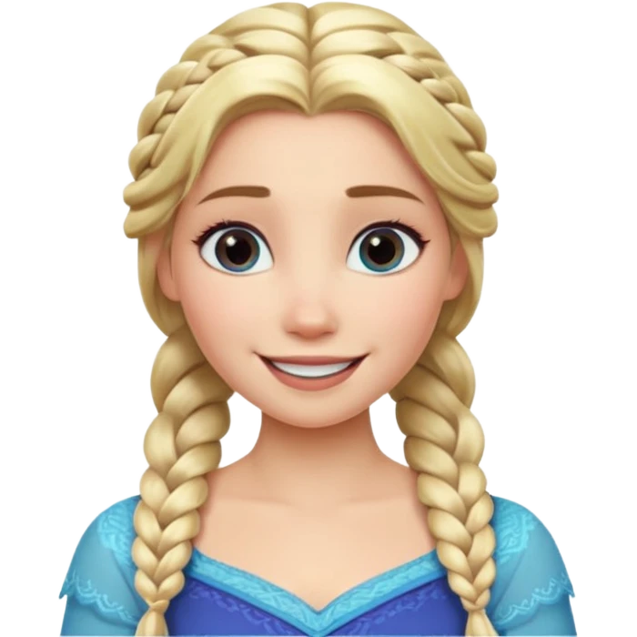 Cute elsa emoji