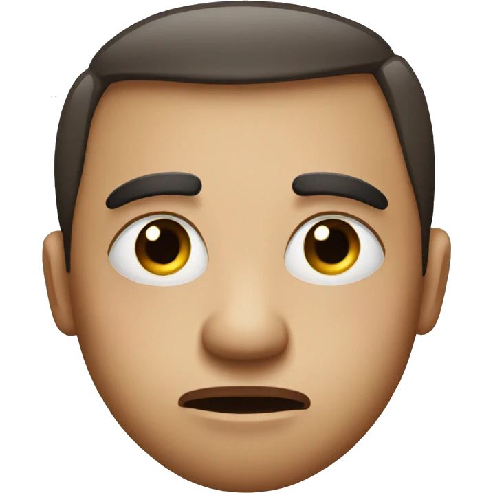face giving hard side eye emoji