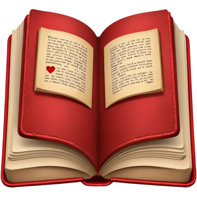 open book with completely red pages emoji