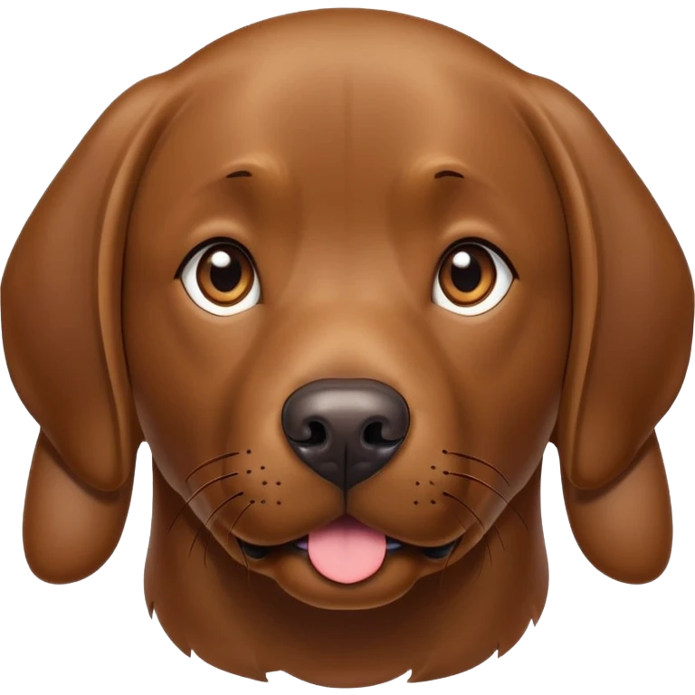 Brown Labrador Retriever emoji