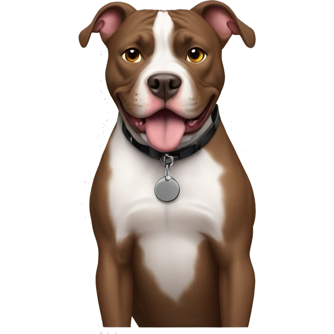 Pitbull helpfully shooting emoji