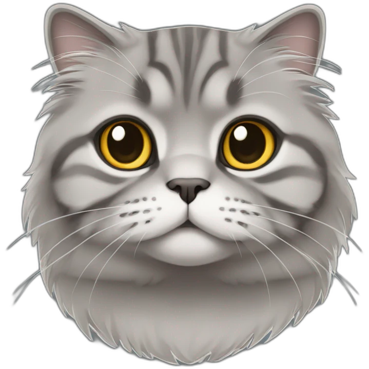 cat-graytabby-scottishfold-longhair-upset-upset-upset emoji