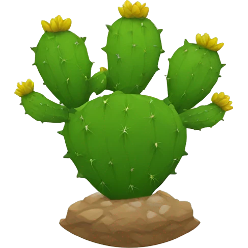 round Nopal emoji