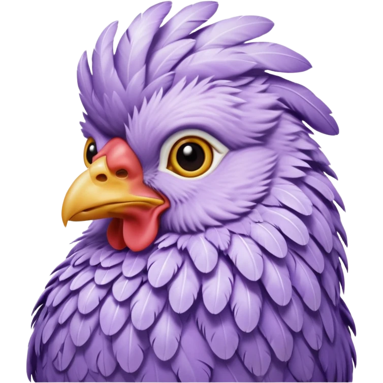 Lavender ameraucana emoji
