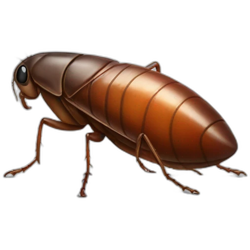 Cockroach standing on two legs emoji