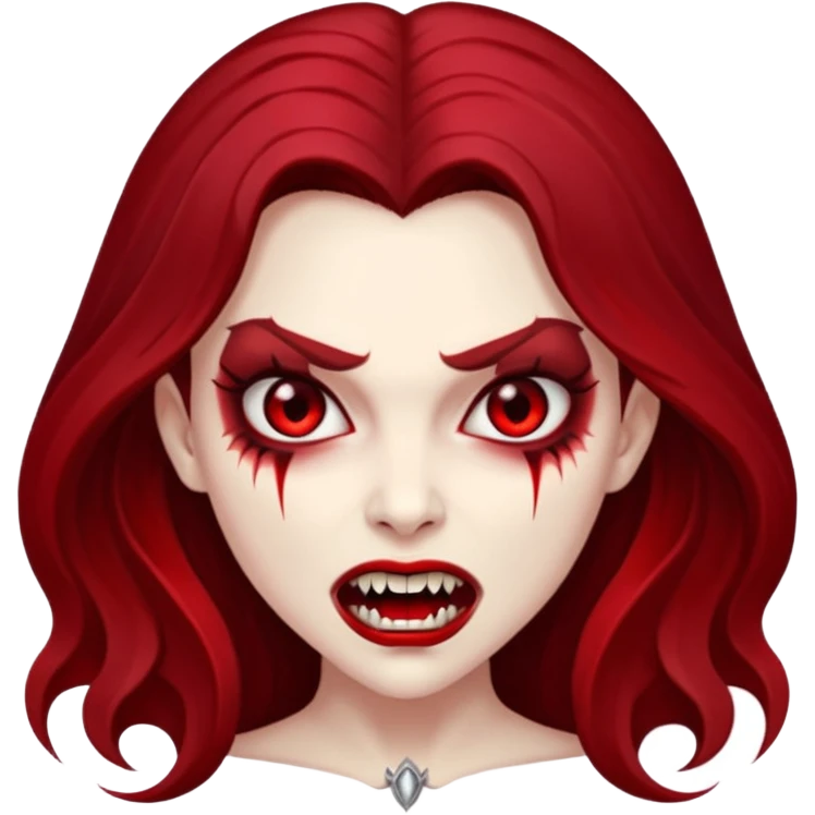 red women Vampire emoji