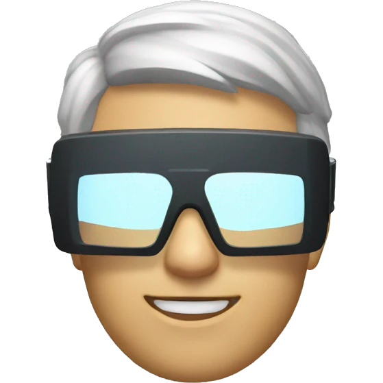 VR glass emoji