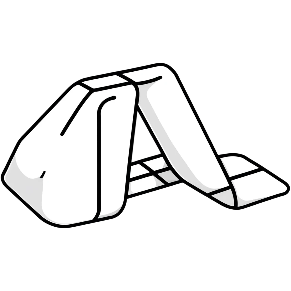 letters BLK in black color emoji