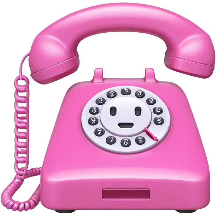 pink caller id emoji