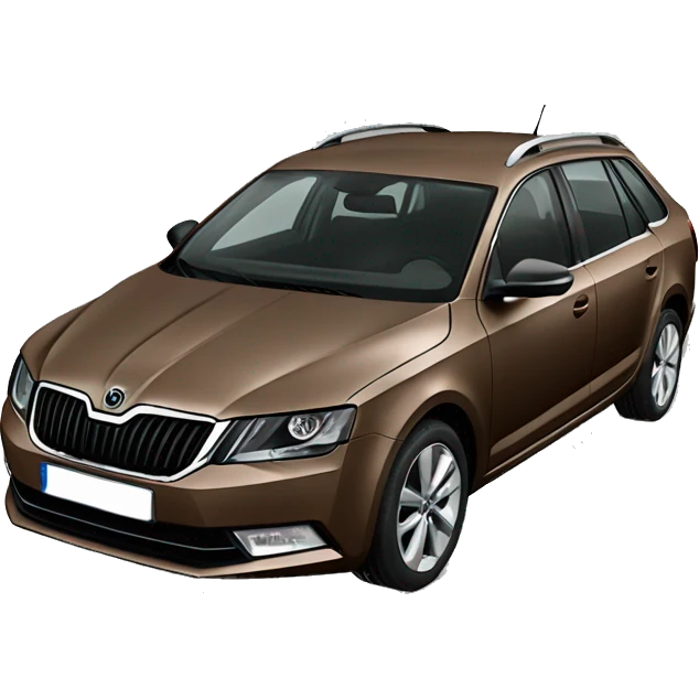 Brown Skoda Octavia emoji