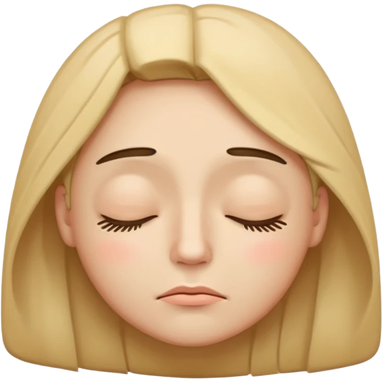 Tired happy face emoji