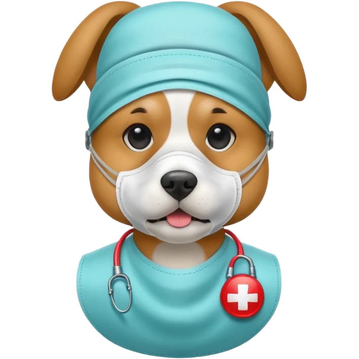 dog Wearing Medical Mask emoji