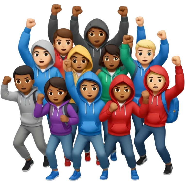 Драка в школе  emoji