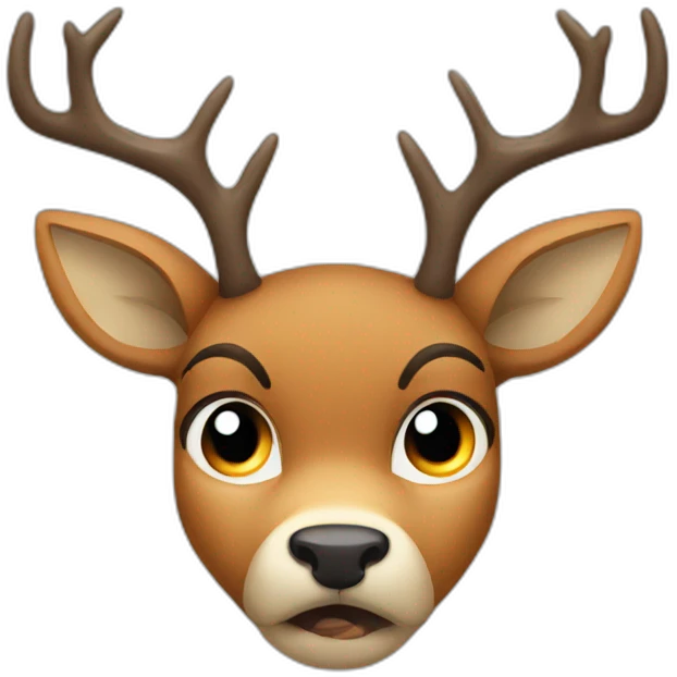 Angry Deer emoji