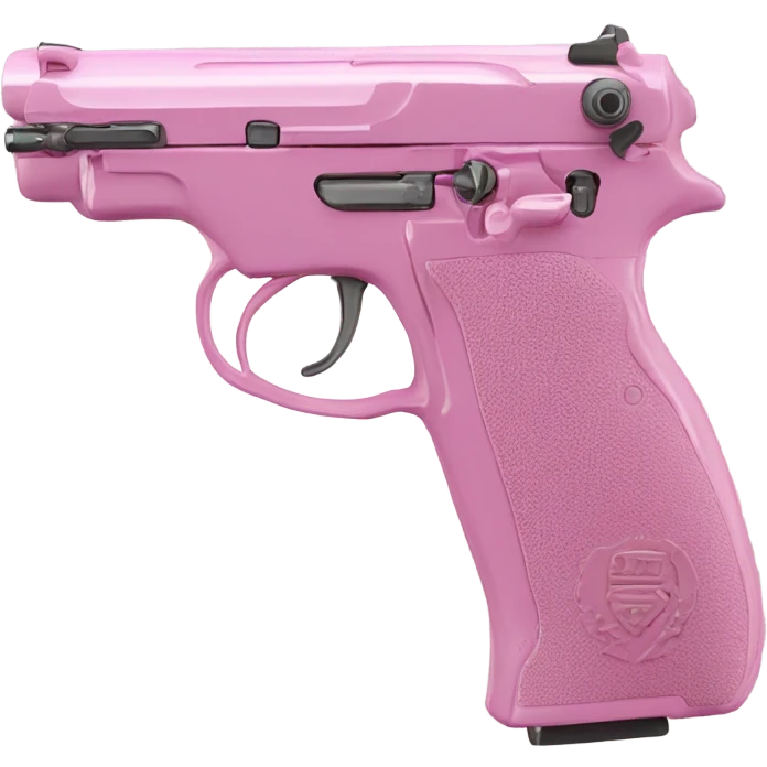 pink gun emoji