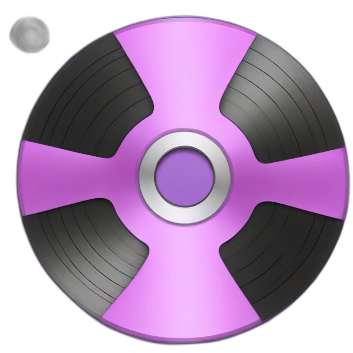 pink-violet cd disk emoji