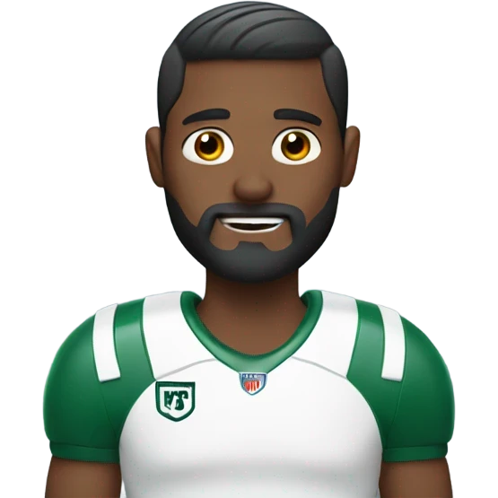 shaver guy with football emoji
