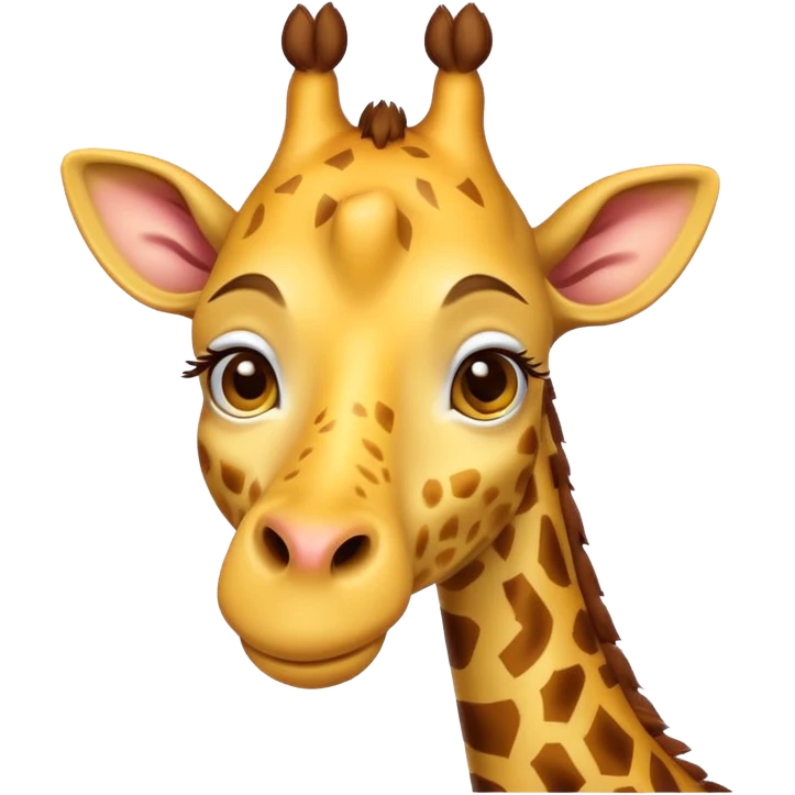 create a emoji of a stoned giraffe emoji