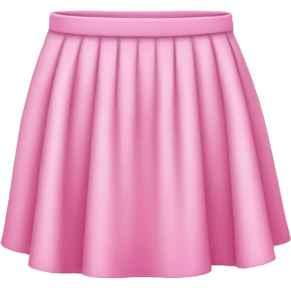 Pink Little skirt  emoji