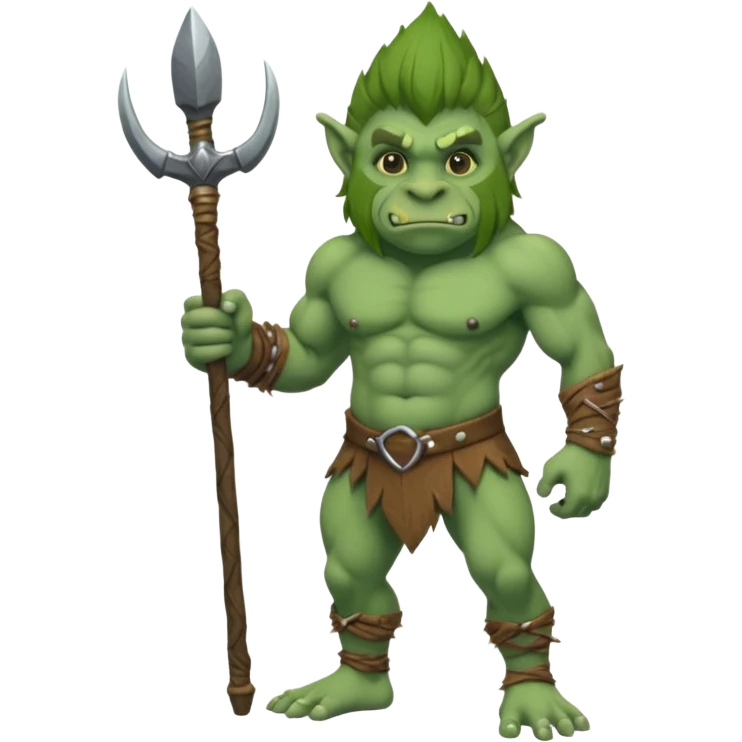 Troll full body emoji