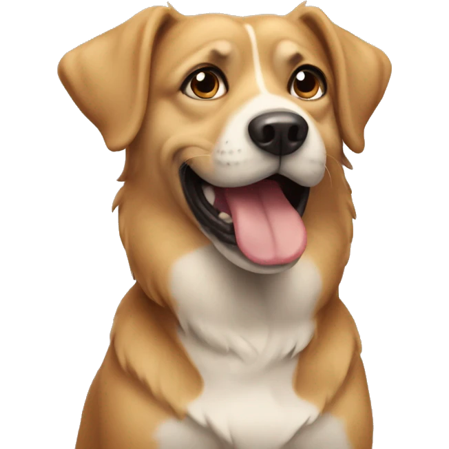 Dog eatimg emoji