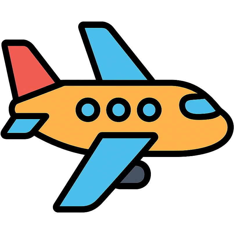 an airplane emoji