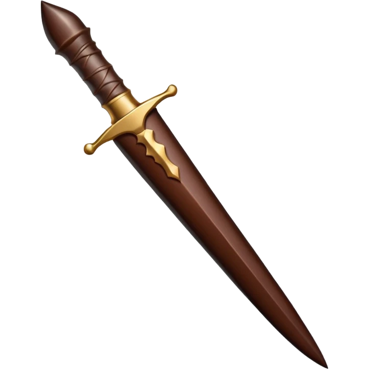 chocolate dagger emoji