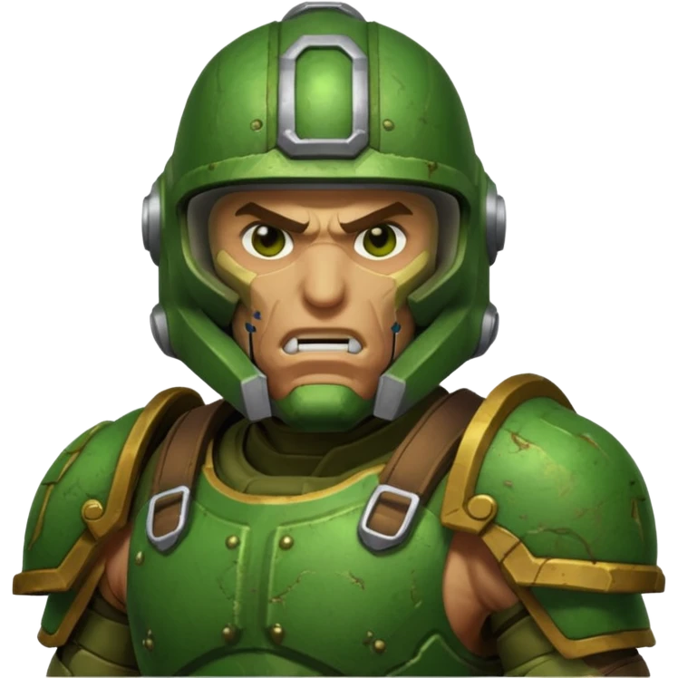 Doomslayer from Doom 2016 emoji