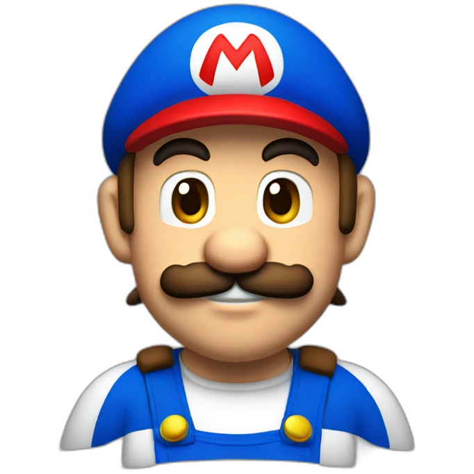 Mario without theeth emoji