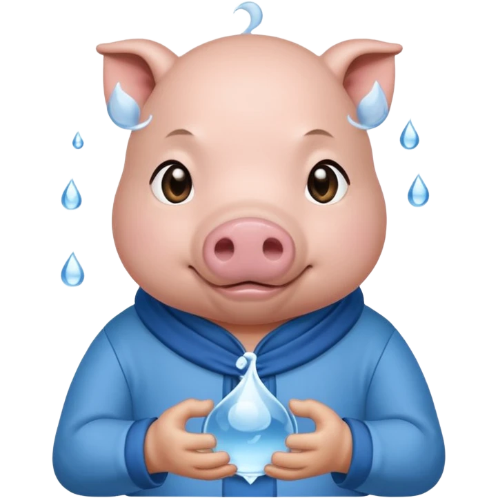 water bender pig emoji