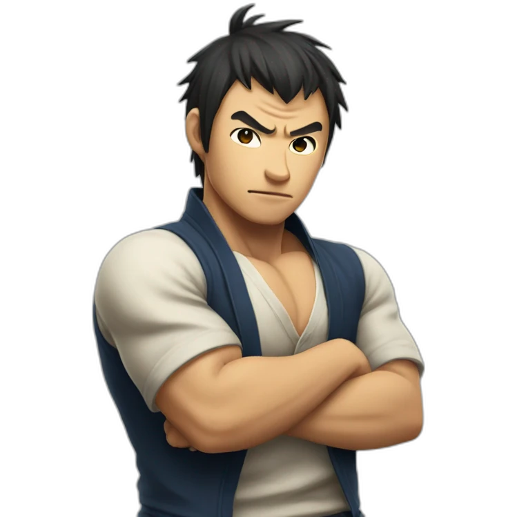 inosuke flexing emoji