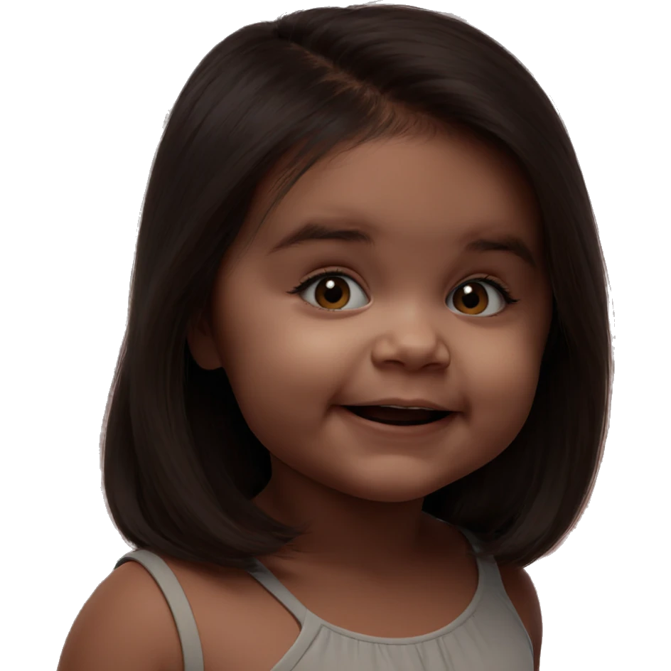 realistic portrait of girl emoji