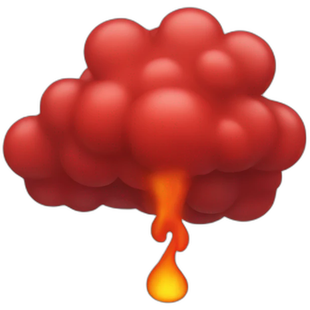 red gas emoji