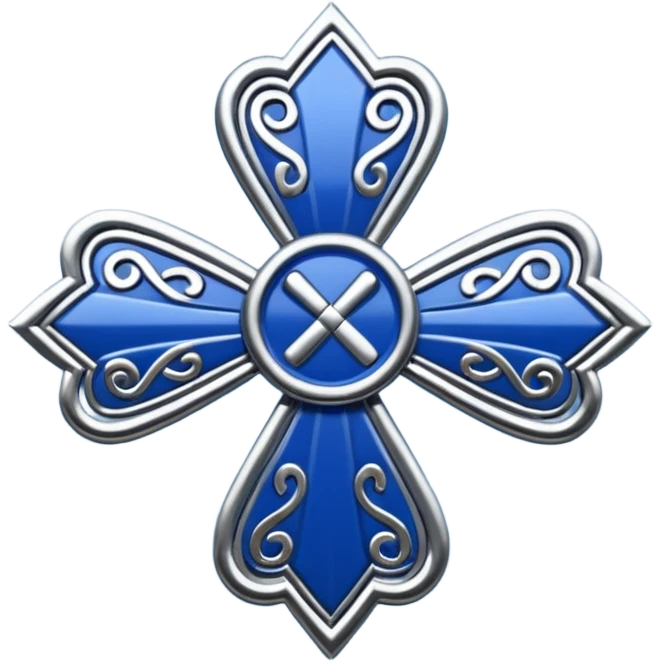 blue scotish pin for map emoji