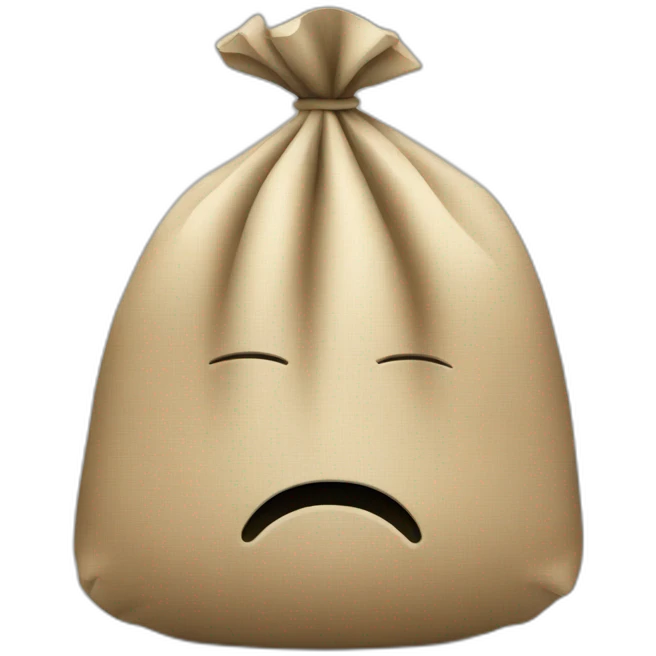 person with a money bag head emoji