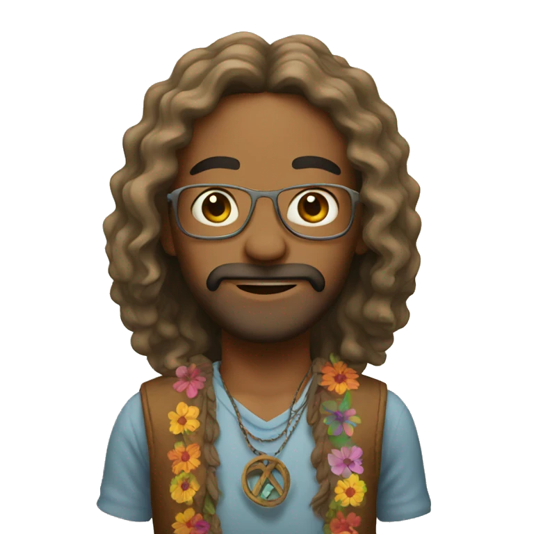 Hippie  emoji