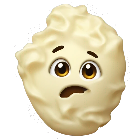 Mashed potatoes emoji