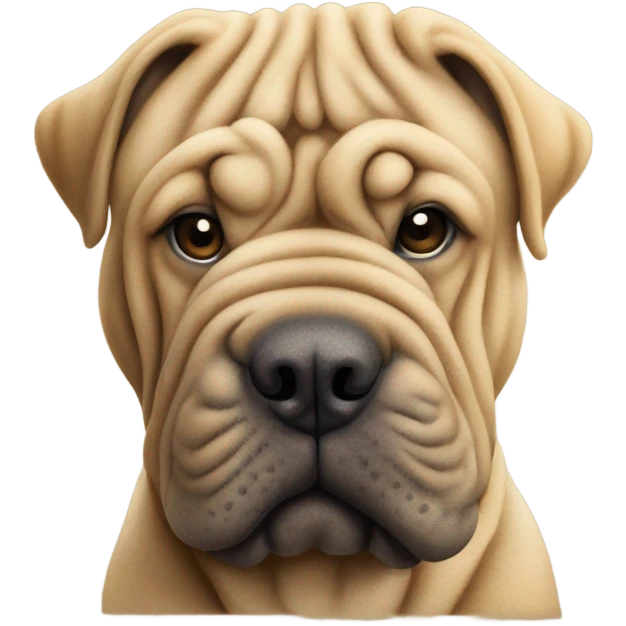 shar pei smoking emoji