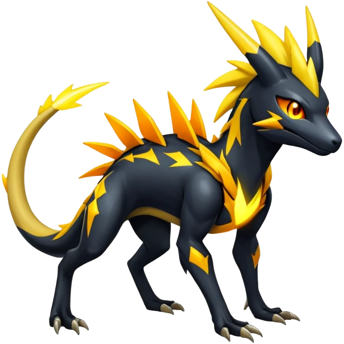 Manectric-Lucio-Draco-Fakémon-hybrid-creature (full body), 4 legs emoji