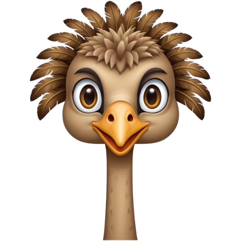 Je voudrais un emoji d'une autruche merci emoji