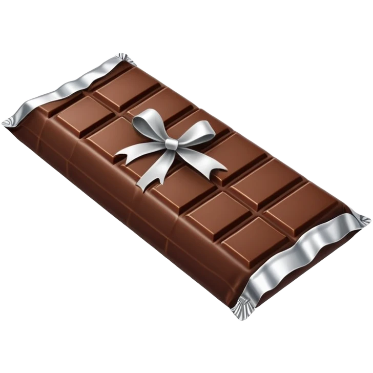 Chocolate bar without rapper emoji