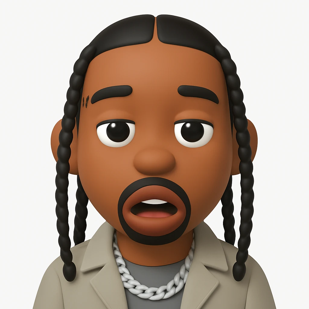 Convert the photo into a 3D emoji style similar to Microsoft fluent emojis, keeping the likeness and features of the original person. The emoji should have the same hairstyle, facial expression, and overall look as the person in the photo. emoji
