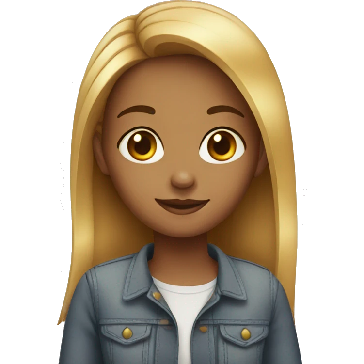 A girl emoji