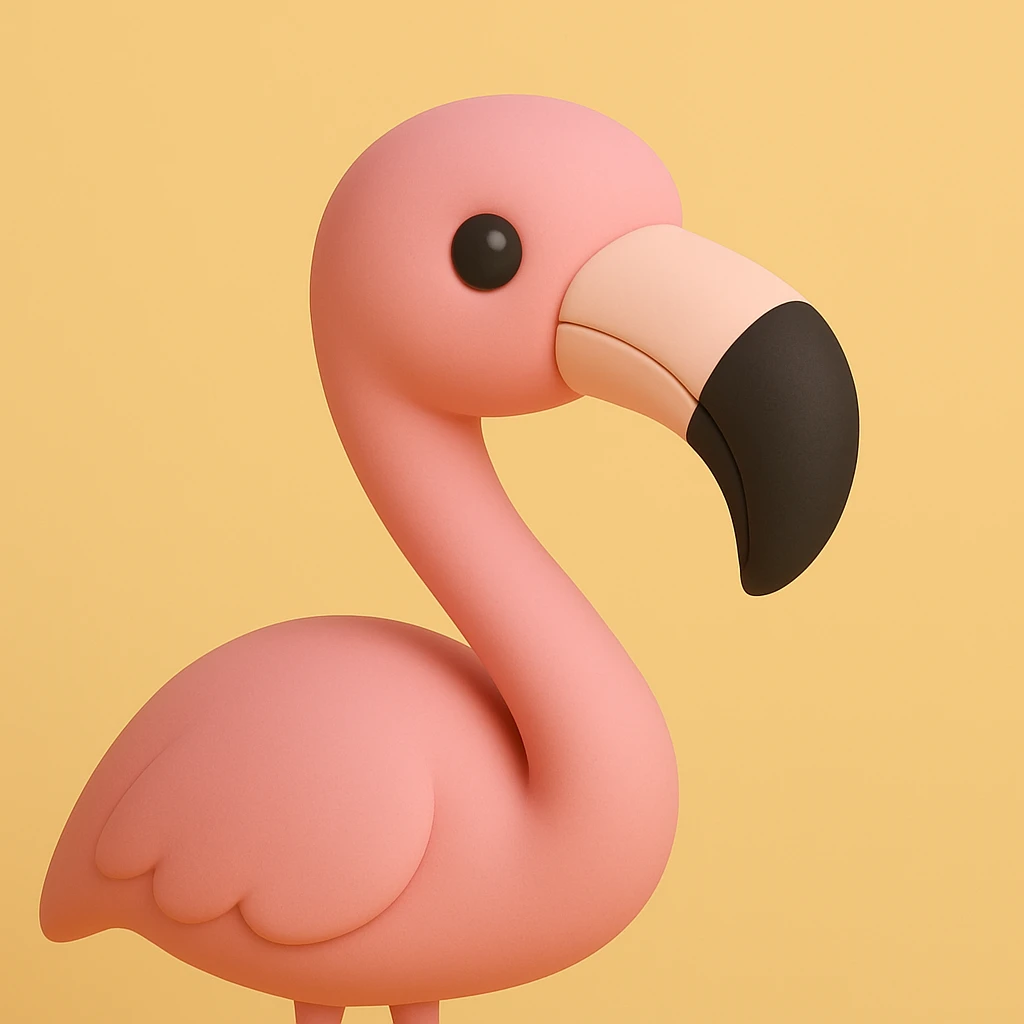 flamingo emoji