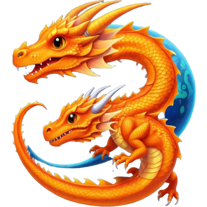 🐲🌌🧡 emoji