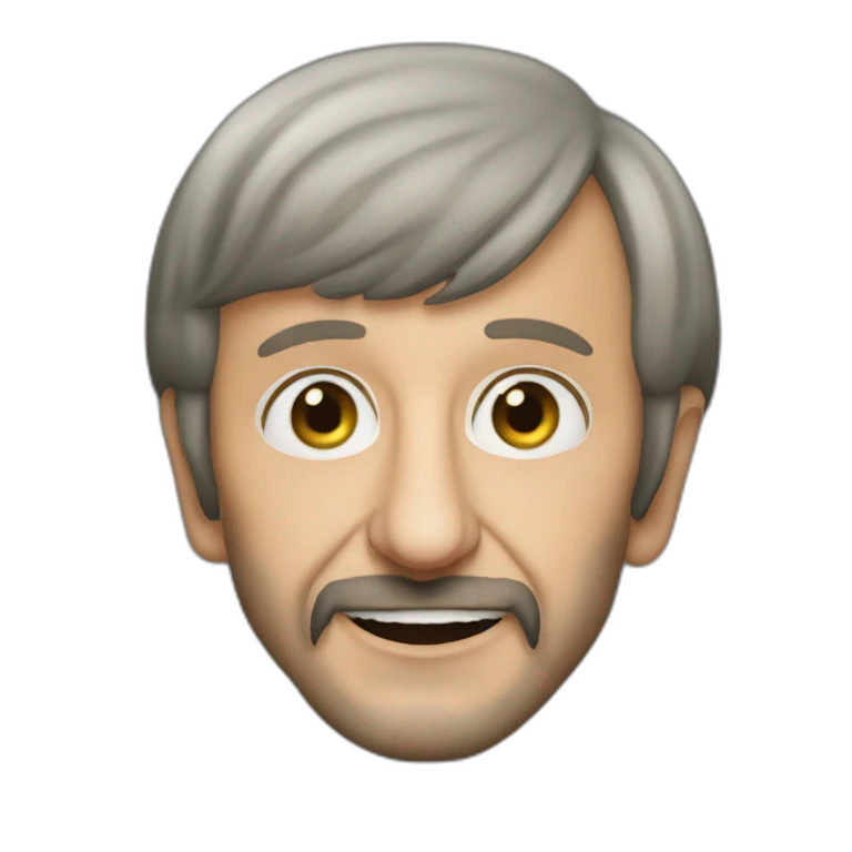 Ringo Starr at 83 years old  emoji