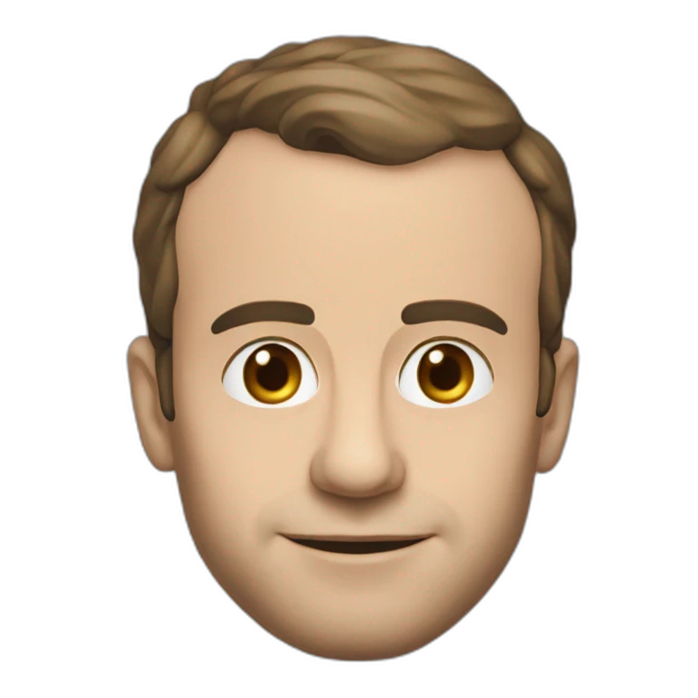 Macron avec un slip sur la tête emoji