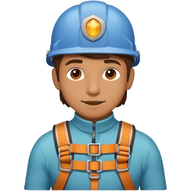 belayer with harness emoji